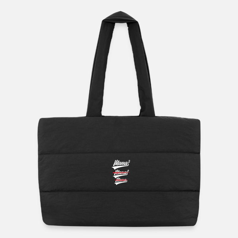 TRIPLÉS MAMAN HIGH 3 ENFANTS Sac shopping matelassé