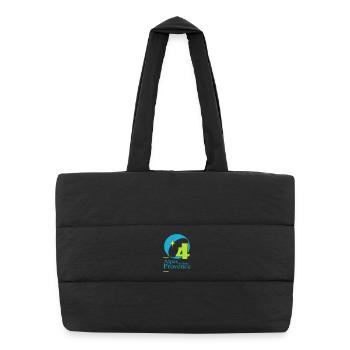 Alpes de hautes-provence 04 - Puffer Shopping Bag - black - Front