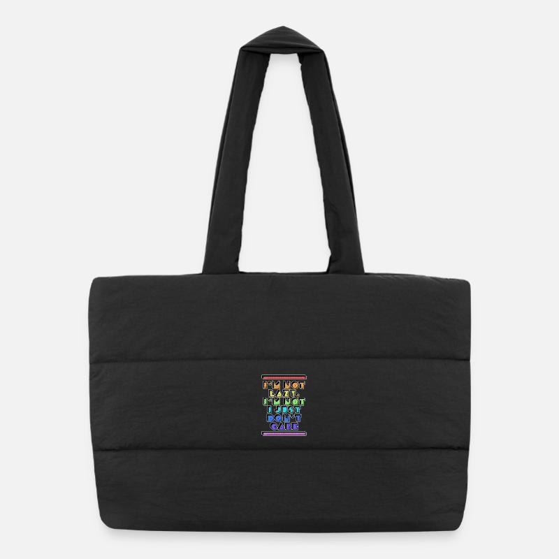 Quoi qu’il en soit, je dis que l’attitude n’a pas d’importance pour moi Sac shopping matelassé