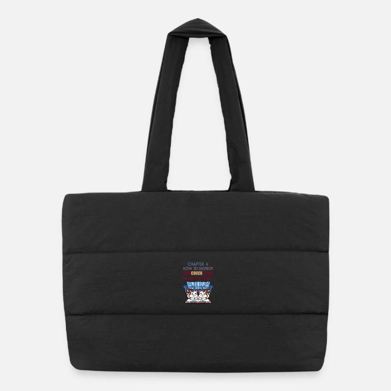 Des chats intelligents Sac shopping matelassé
