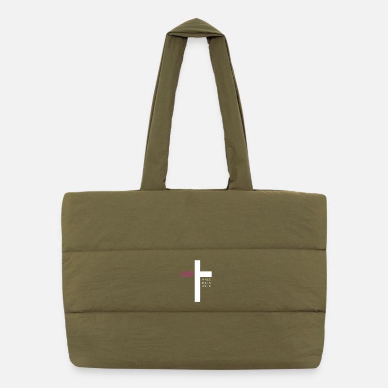 St. John's Cross Puffer Shopping Bag