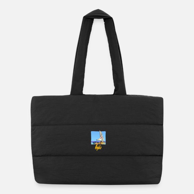 Mer Égée Sac shopping matelassé
