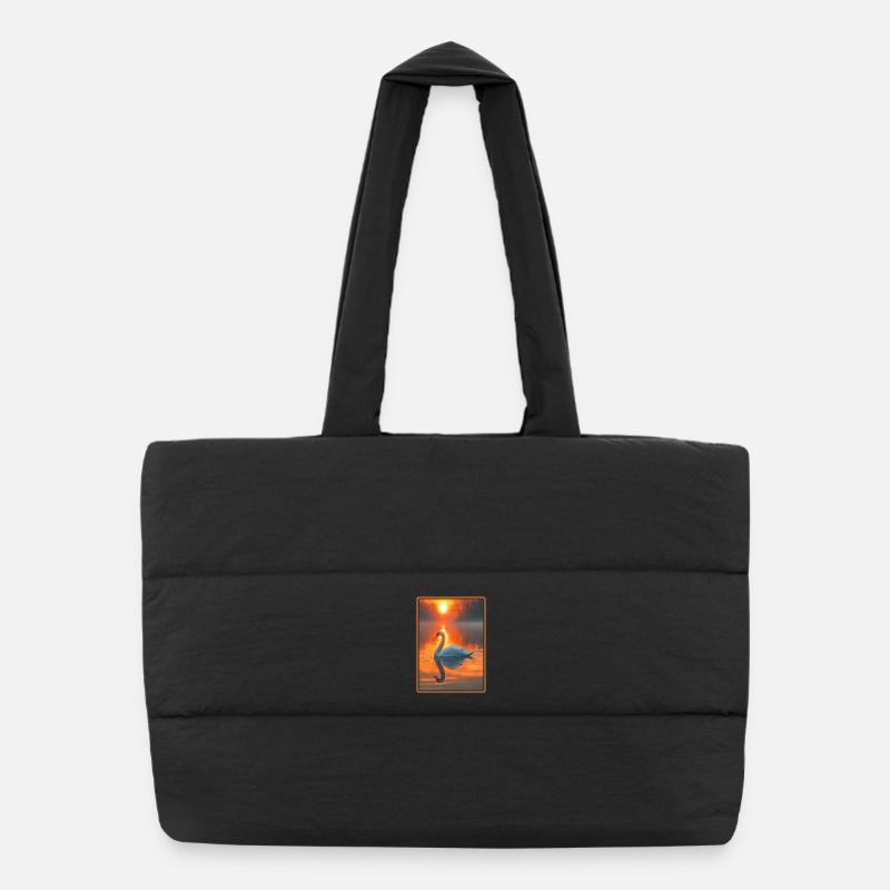 Swans Swan Puffer Shopping Bag