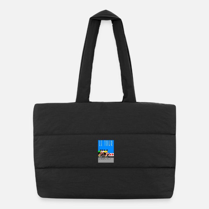 Le tour - Sac shopping matelassé - noir