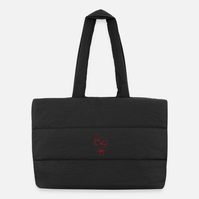 crâne Sac shopping matelassé