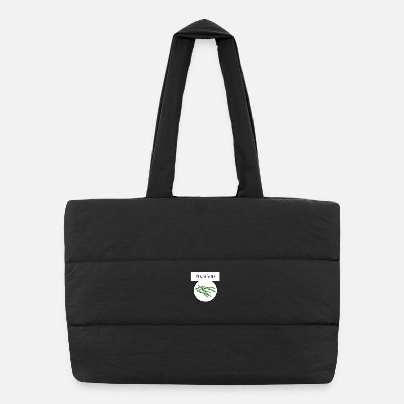 C'est la fin des haricots Sac shopping matelassé