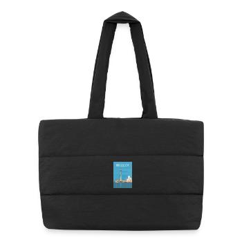 Düsseldorf - Puffer Shopping Bag - black - Front
