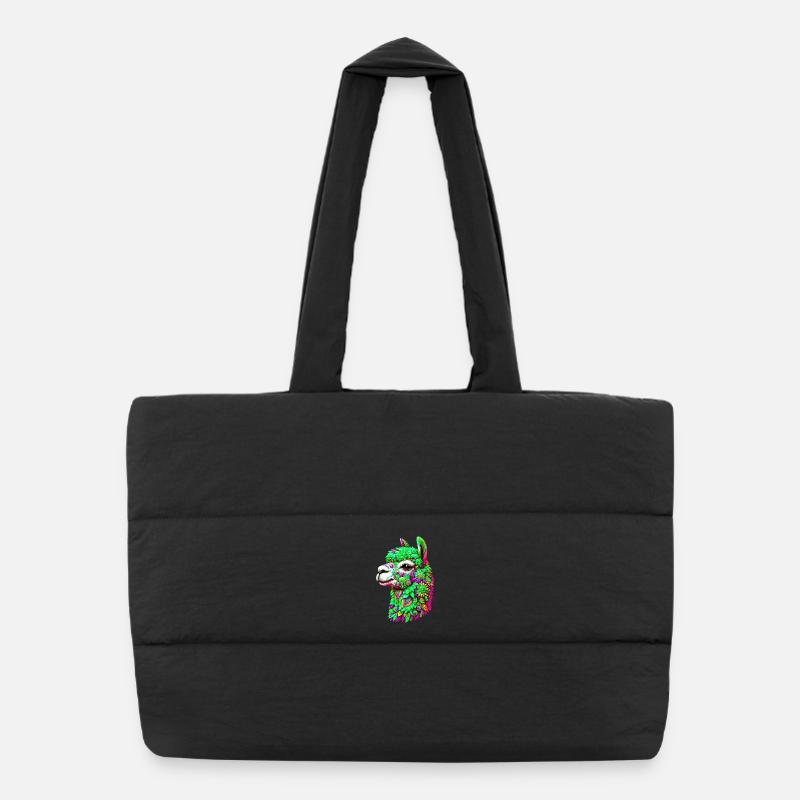 Alpaca Puffer Shopping Bag