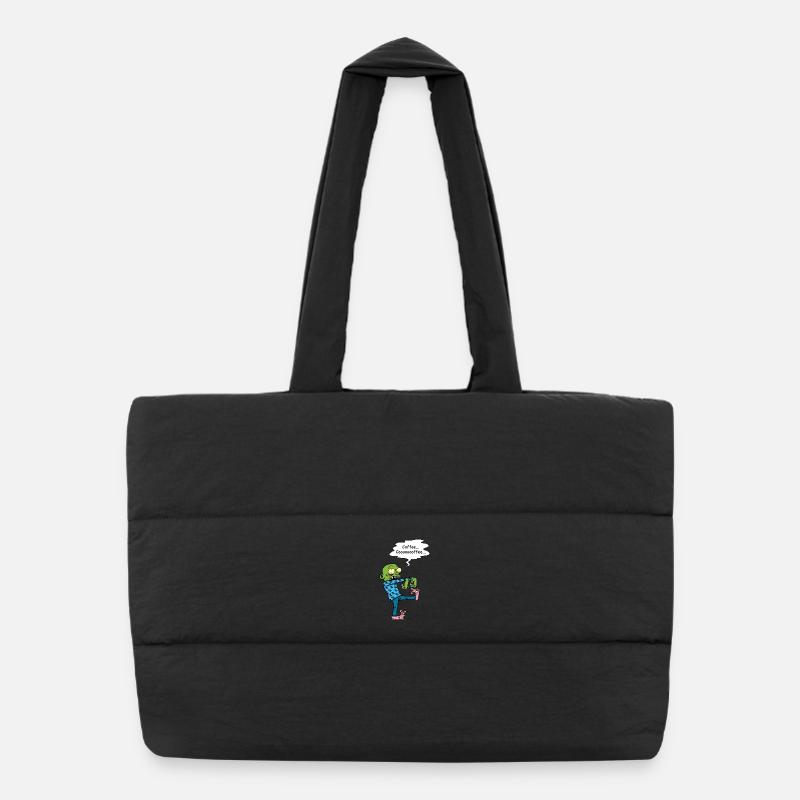 Besoin d'un café Sac shopping matelassé