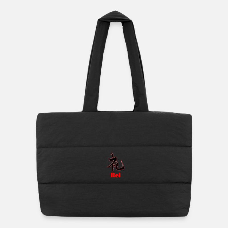 Valeur du Bushidō : Rei – La révérence dans le style Sac shopping matelassé