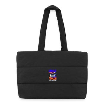 Patrouille de France Toulon 15 aout - Sac shopping matelassé - noir - Devant