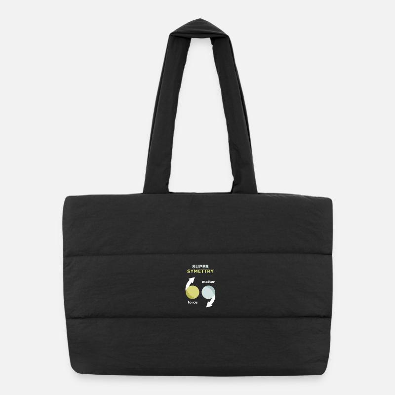 Théorie de la super symétrie Sac shopping matelassé