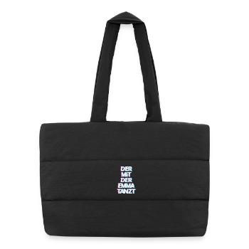 Hardtekk Tekk - Sac shopping matelassé - noir - Devant
