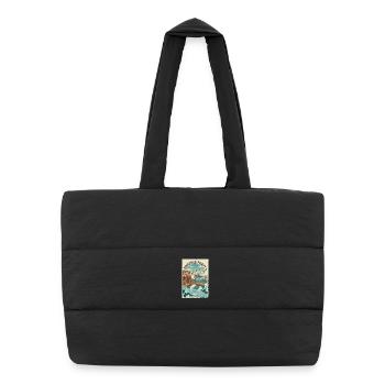 North Sea Party - Puffer Shopping Bag - black - Front