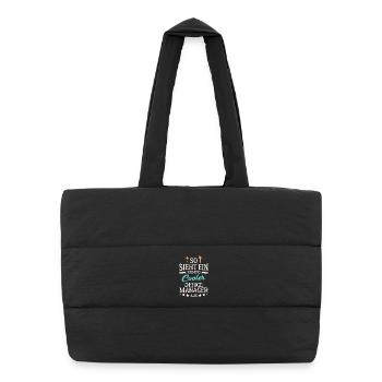 Cool Office Manager Team Leadership Office - Puffer Shopping Bag - black - Front