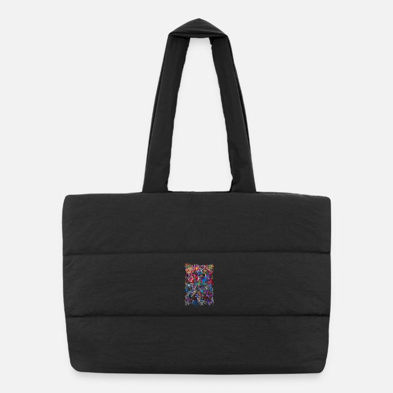 Abstrait Sac shopping matelassé