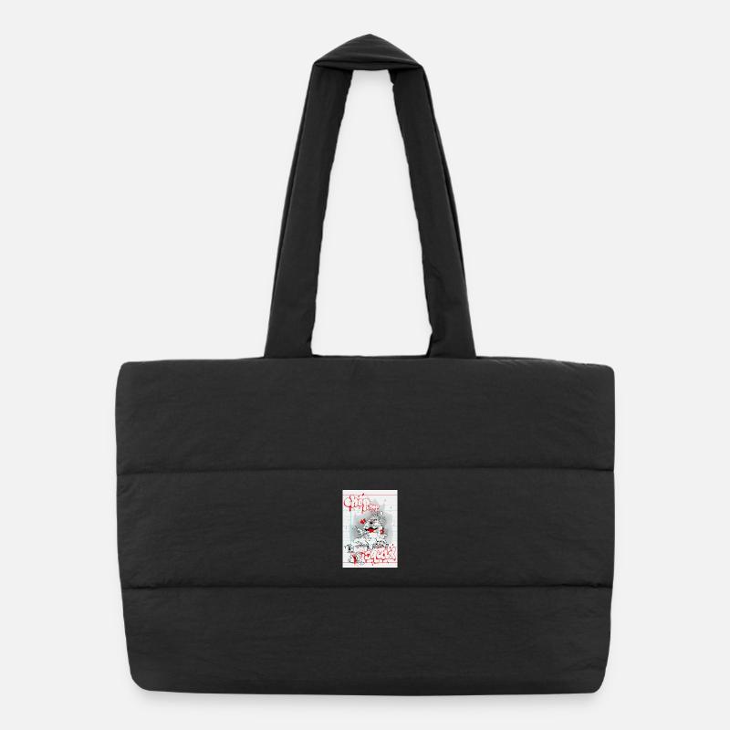 Cassette musicale Graffiti Monster Sac shopping matelassé