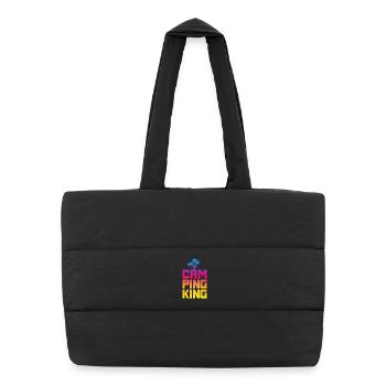 Campingking Palm Course King Camper Fan de vacances - Sac shopping matelassé - noir - Devant