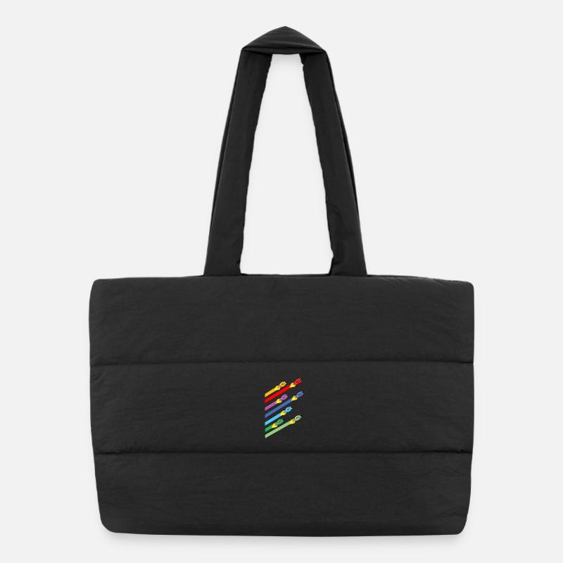 Course aux fusées Sac shopping matelassé