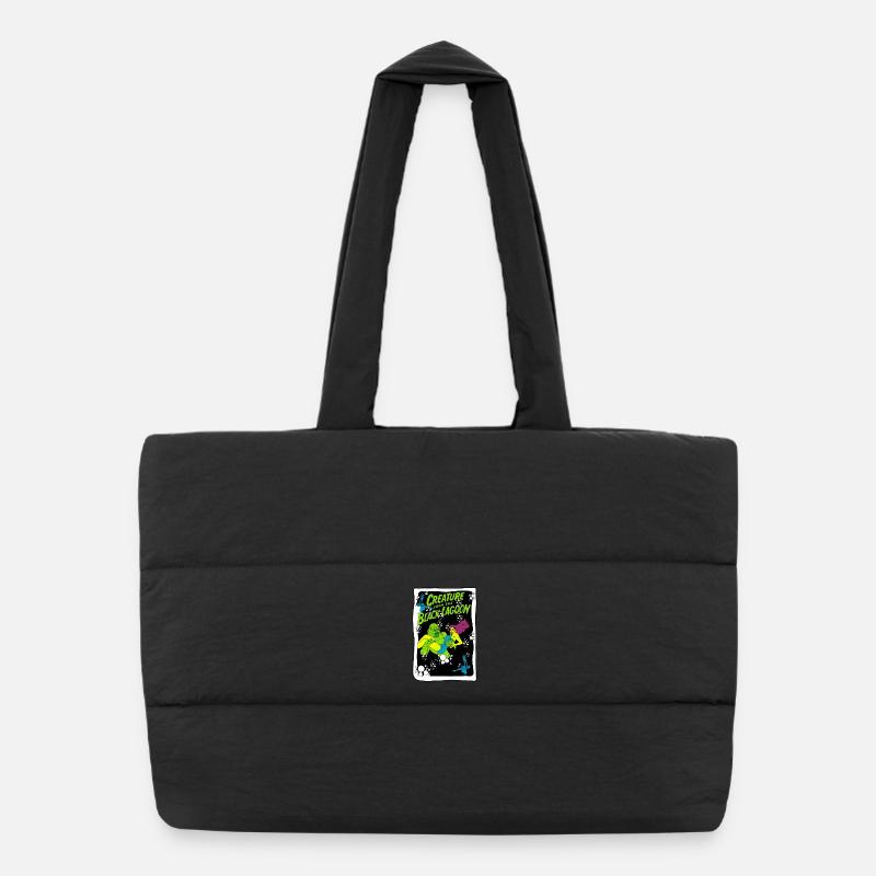 Creature from the Black Lagoon Illustration Puffer Shopping Bag