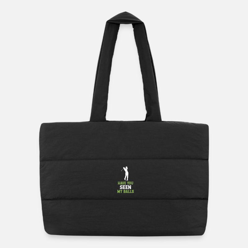 Golf - Avez-vous vu mes balles Sac shopping matelassé