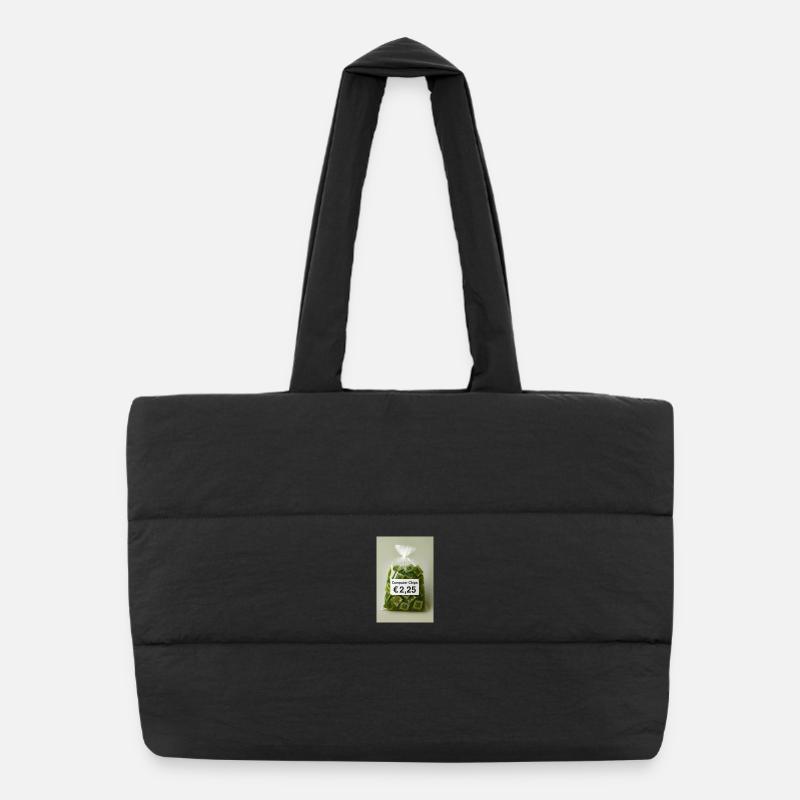 Computer chips price label Puffer Shopping Bag
