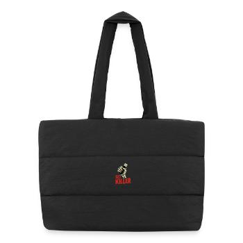 Set Killer – DJ Power - Sac shopping matelassé - noir - Devant