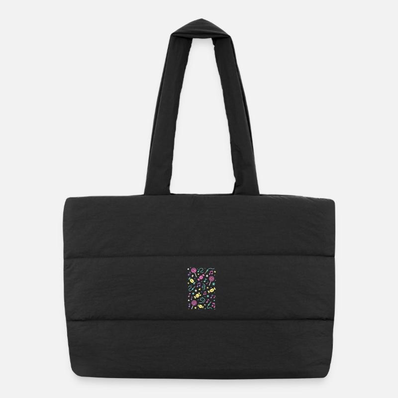 Sweet Sound – Pattern musique kawaii Sac shopping matelassé