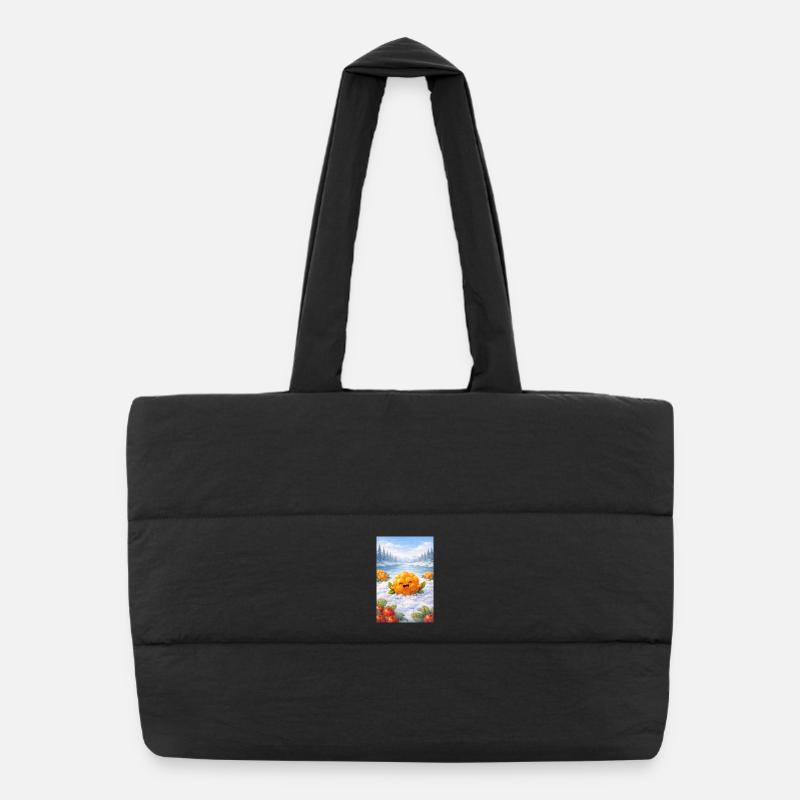 Nordbeere Moltebeere - Geschenk des Weiten Nordes Puffer-Einkaufstasche