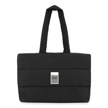 Chaos German Style Paper Clip - Puffer Shopping Bag - black - Front