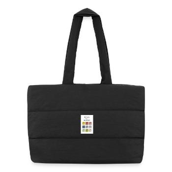 Your desire Your style Your statement - Puffer Shopping Bag - black - Front