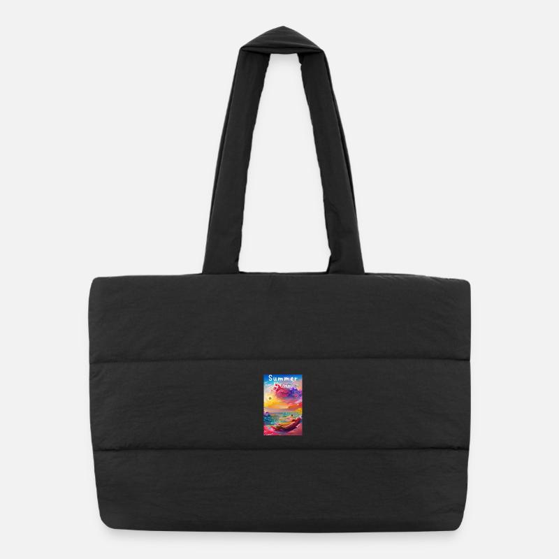 Sac shopping matelassé