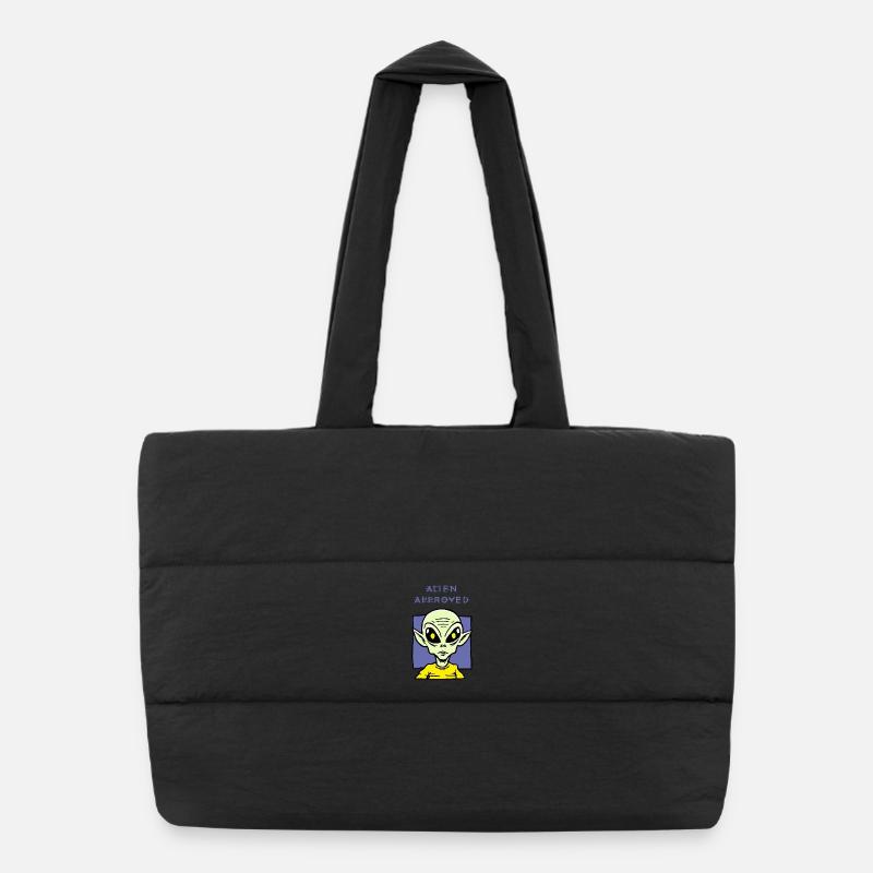 Conception Yellow Eye approuvée par Alien Sac shopping matelassé