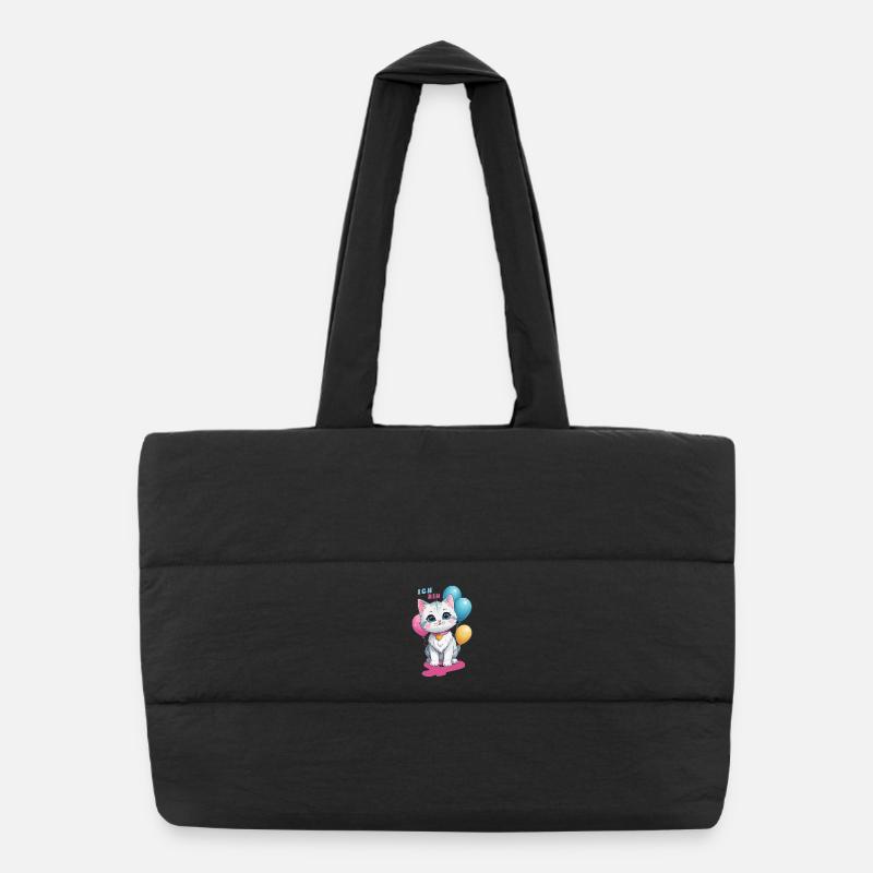 I am four years old ! Puffer Shopping Bag