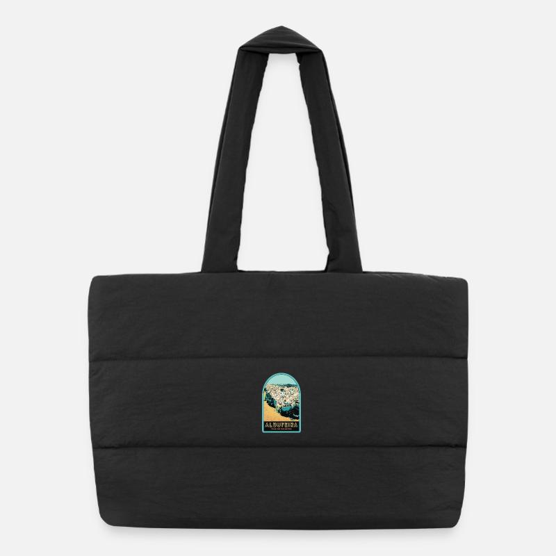 Illustration Albufeira vue aérienne Sac shopping matelassé