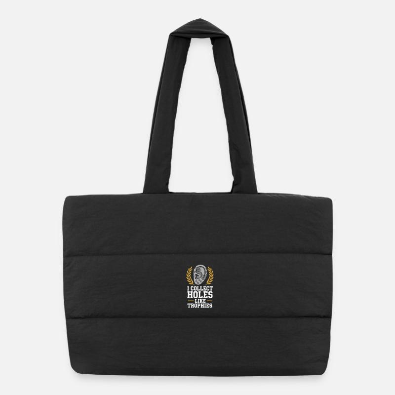 Piercing Addict Body Mod Enthusiast Puffer Shopping Bag