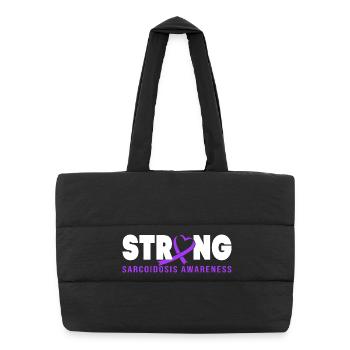 Sarcoidosis - Puffer Shopping Bag - black - Front