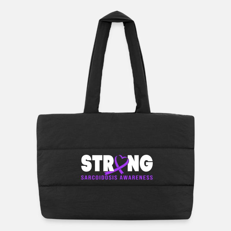 Sarcoidosis Puffer Shopping Bag