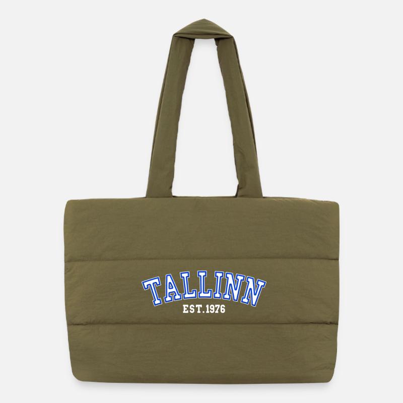 Tallinn Est. 1976 Puffer Shopping Bag
