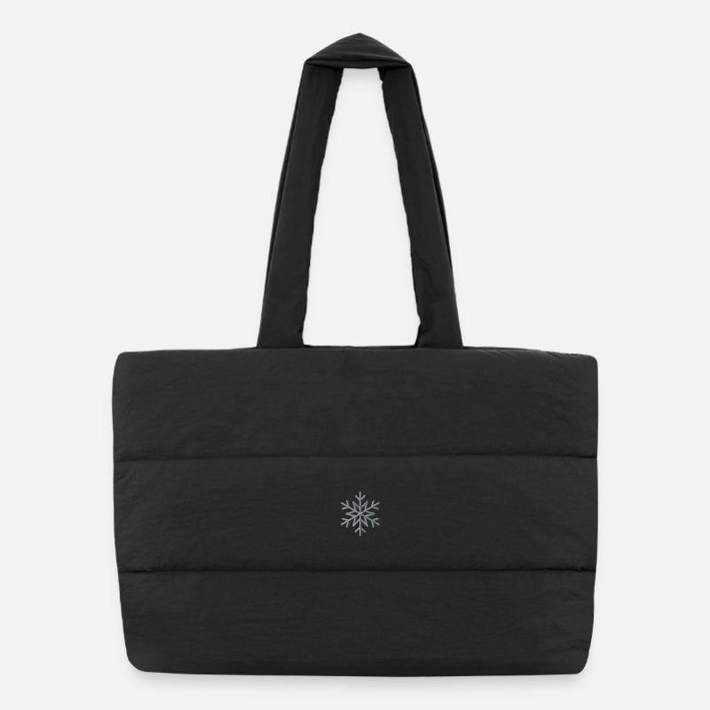 Snowflake Puffer-Einkaufstasche
