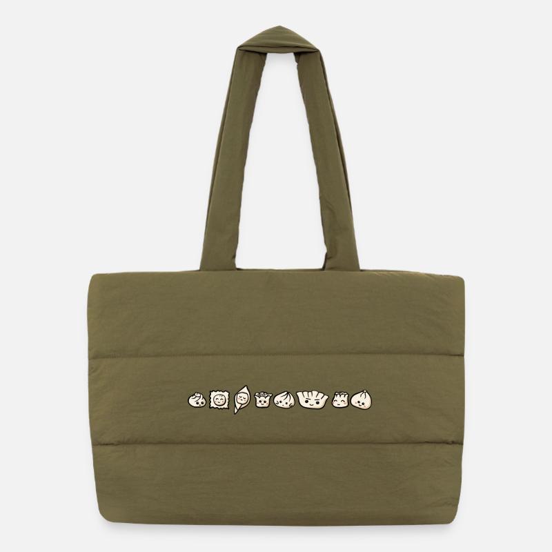 Boulettes mignonnes du monde Sac shopping matelassé