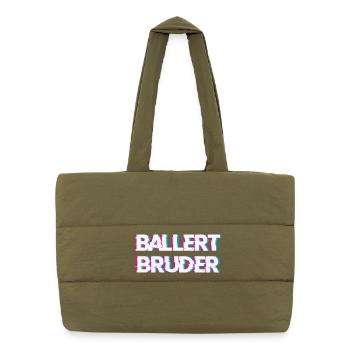 Hardtekk Tekk - Sac shopping matelassé - safari green - Devant