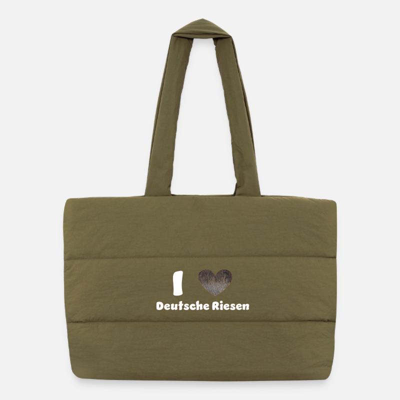 Deutsche Riesen Puffer-Einkaufstasche