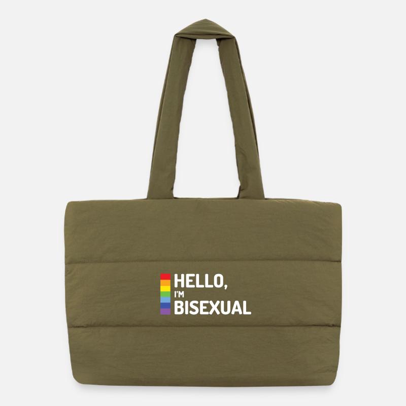 Hallo, ich bin bisexuell Puffer-Einkaufstasche