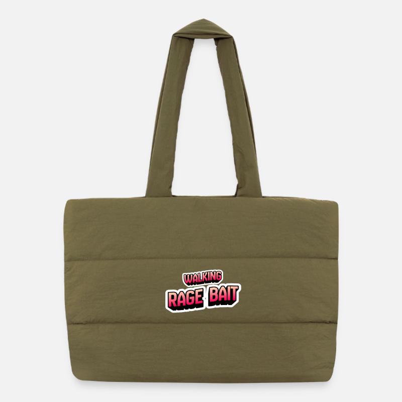 Appât de rage ambulant Sac shopping matelassé