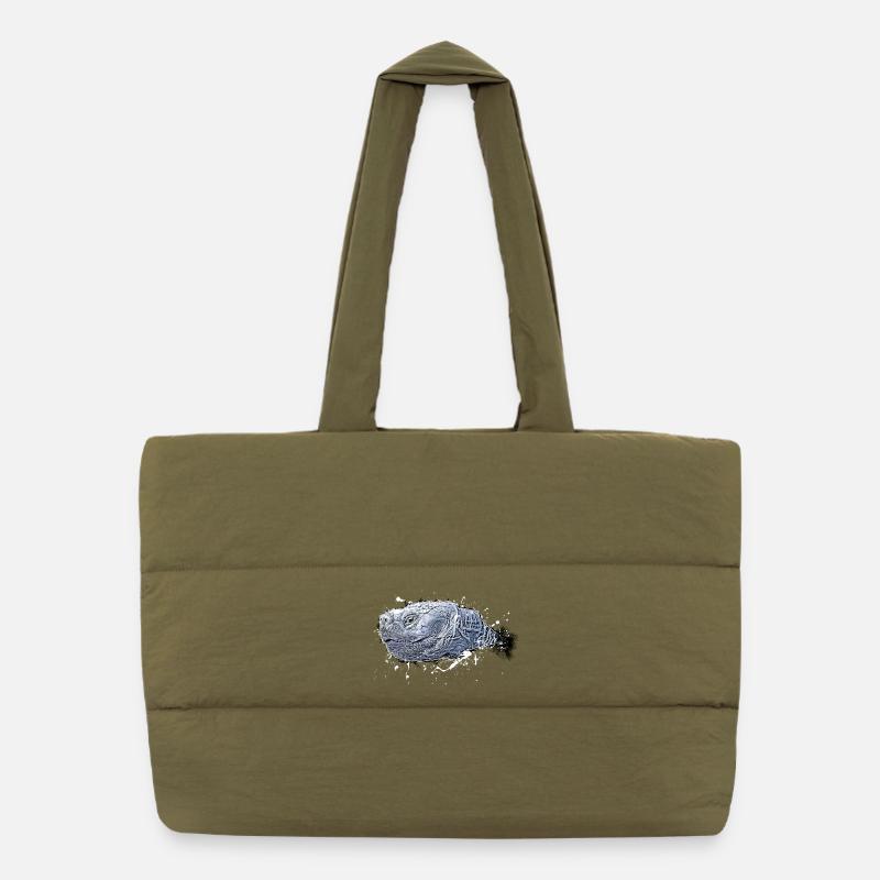 Turtle Puffer Shopping Bag