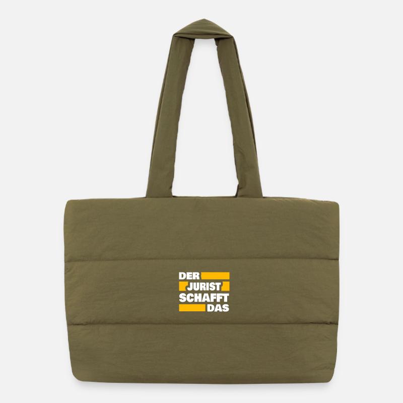 L’avocat comme travail Sac shopping matelassé