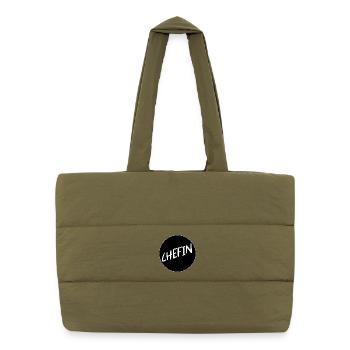 Chefin Vorgesetzte - Puffer-Einkaufstasche - safari Green - Vorne
