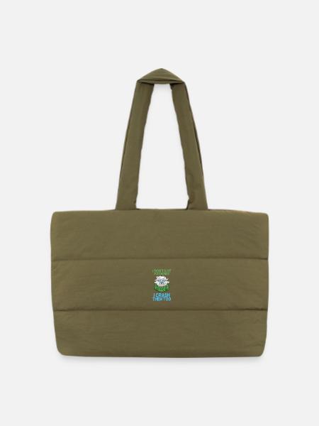 Drohne - Gesteppte Shopping Bag - safari Green
