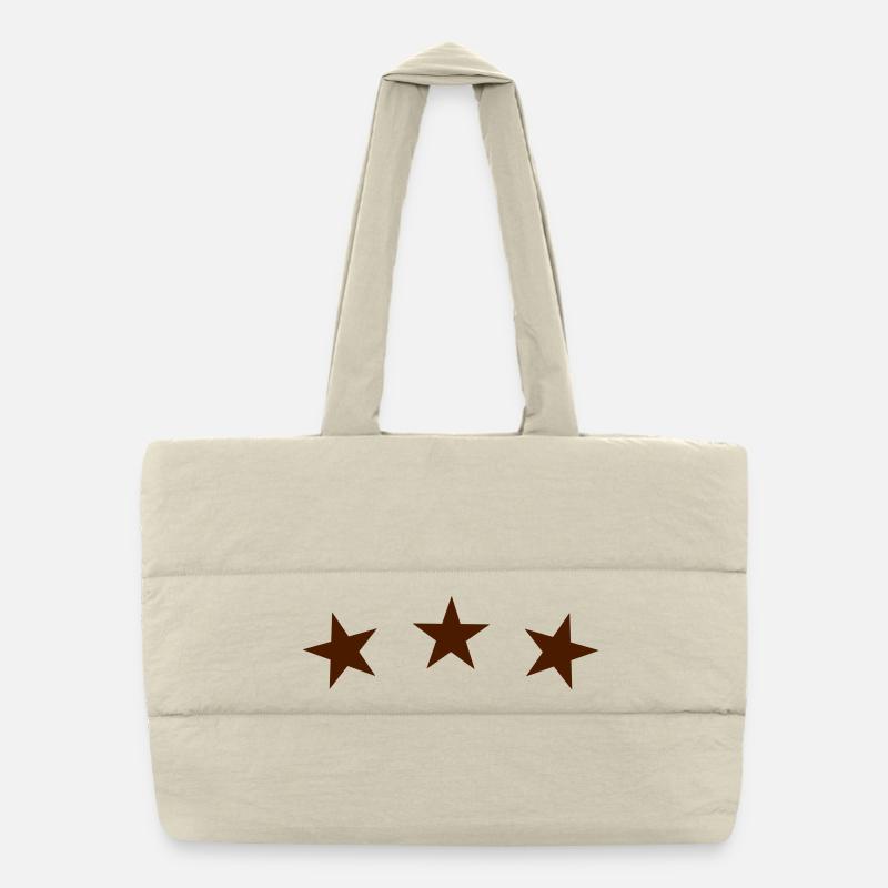 starlettes étoiles étoiles Sac shopping matelassé
